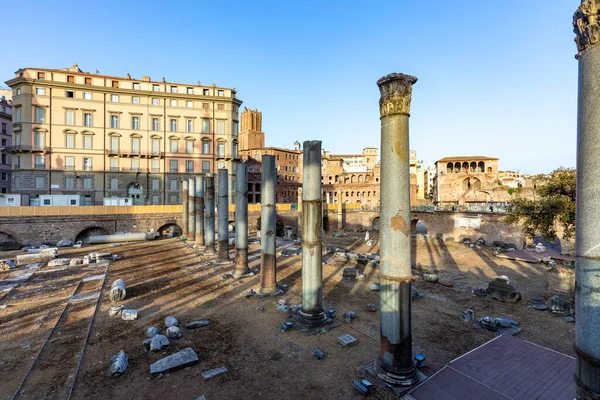 Forum Romano Foro Imperiale Dell Imperatore Augusto Roma Italia — Foto Stock