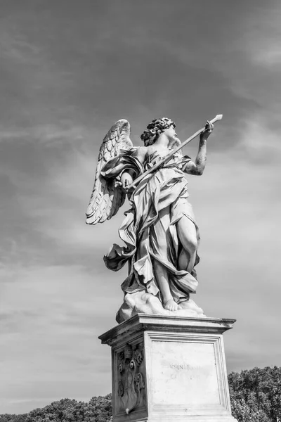 Estátua Ponte Elian Igualmente Conhecida Ponte Nome Unter Dos Anjos — Fotografia de Stock