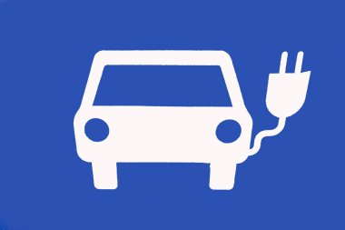 Otoparkın zeminindeki elektro araba yükleme istasyonunu imzalayın.