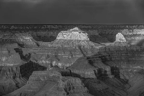 Pohled Grand Canyon Pozdním Odpoledním Světle — Stock fotografie