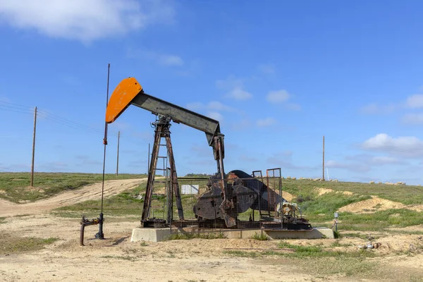 Plate Forme Pétrolière Dans Les Basses Terres Près Bridgeport Californie — Photo