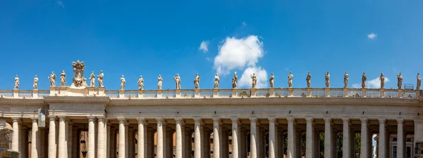 Columnata Fama Mundial Vaticano Plaza San Pedro Columnata Románica Vaticano — Foto de Stock