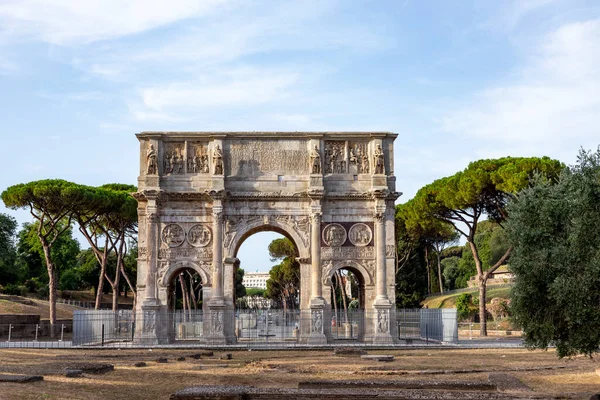 Arco Costantino Roma Traduzione Integrale Della Registrazione Pio Felice Imperatore — Foto Stock