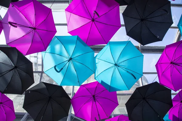 Detail Many Parasol Sun — Stock Photo, Image