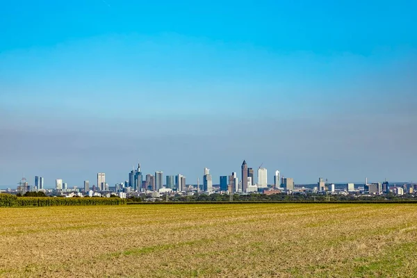 Frankfurt Almanya Nın Gökyüzü Manzarası — Stok fotoğraf