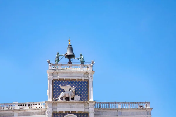 Clock Tower Venice Hammering Statues Venice Italy — Stock Photo, Image