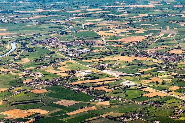 意大利威尼斯附近乡村景观的天线 — 图库照片