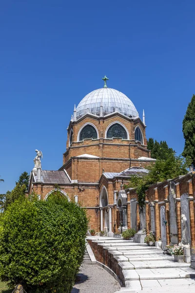 Wenecja Włochy Lipca 2021 Cmentarz Historyczny San Michele Wyspie Świętego — Zdjęcie stockowe