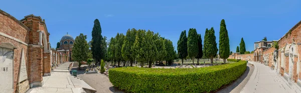 Benátky Itálie Července 2021 Historický Hřbitov San Michele Ostrově Svatý — Stock fotografie