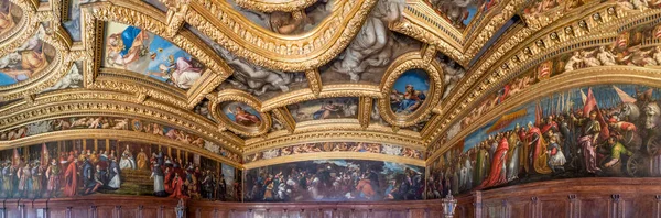 Venezia Luglio 2021 Camera Del Grande Consiglio Palazzo Ducale Con — Foto Stock