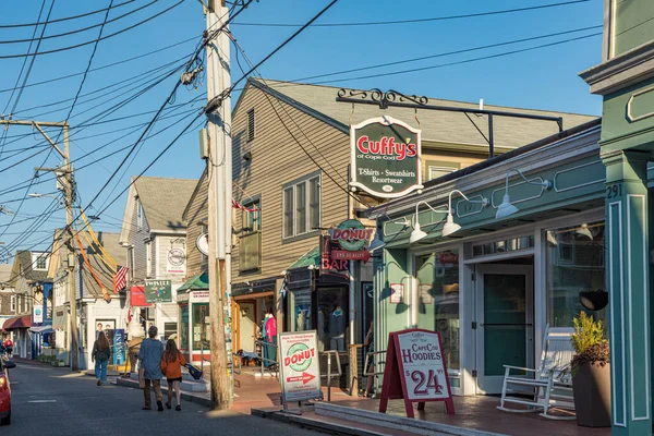 Provincetown Abd Eylül 2017 Nsanlar Provincetown Abd Nin Tarihi Bölgesinde — Stok fotoğraf