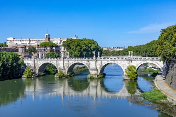 Rome Italië Juli 2021 Kasteel Sant Angelo Mausoleum Van Hadrianus — Stockfoto