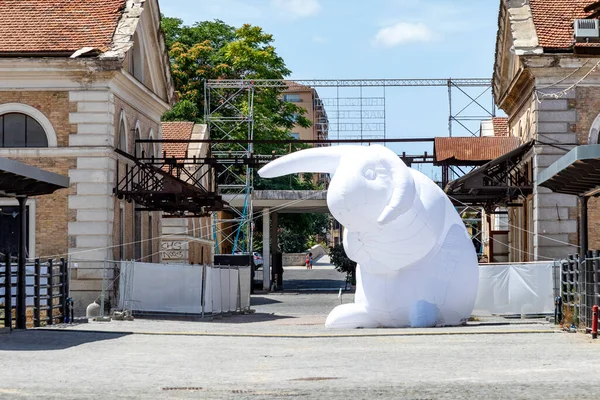 Rom Italien Augusti 2021 Samtida Konstutställning Macro Contemporary Art Centre — Stockfoto