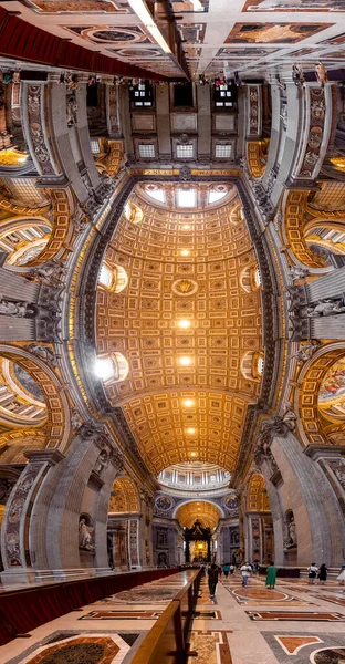 Rom Italien August 2021 Petersdom Der Vatikanstadt Rom Italien — Stockfoto