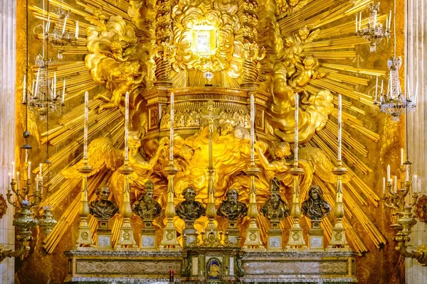 Roma Italia Agosto 2021 Escena Altar Iglesia Chiesa Santa Maria — Foto de Stock