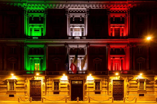 Roma Italia Julio 2021 Fachada Del Antiguo Edificio Ladrillo Roma —  Fotos de Stock