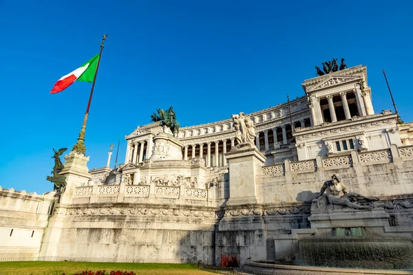 Roma Italia Julio 2021 Monumento Nacional Vittorio Emanuele Vittoriano Llamado — Foto de Stock