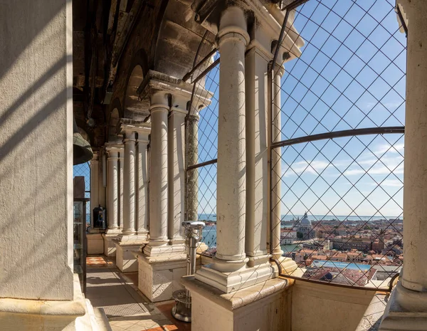 Blick Vom Glockenturm Des Markusplatzes Auf Die Skyline Von Venedig — Stockfoto