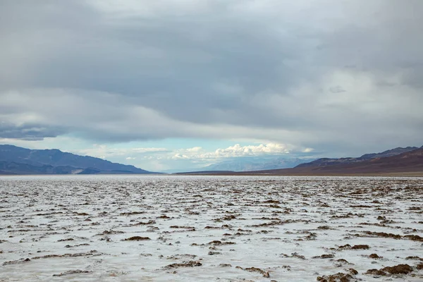 Death Valley Devils Golf Course Dry Salt Lake Landscape États — Photo