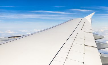 Uçuş sırasında kanat uçakları irtifada 