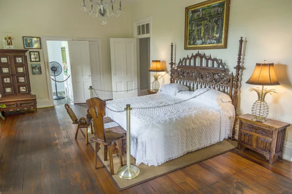 Schlafzimmer von ernest hemmingway in key west — Stockfoto