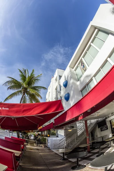 Johnny Rockets restaurant at ocean drive 728 in Miami, — Stock Photo, Image