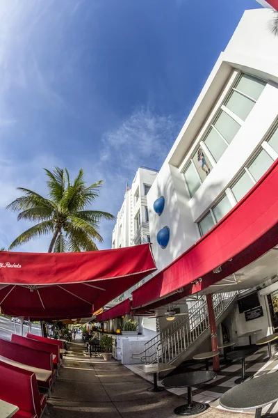 Johnny Rockets restaurante no Ocean Drive 728 em Miami , — Fotografia de Stock