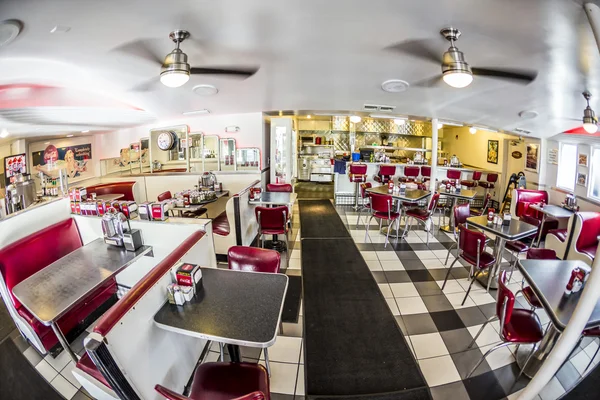 Johnny Rockets restaurant sur ocean drive 728 à Miami , — Photo