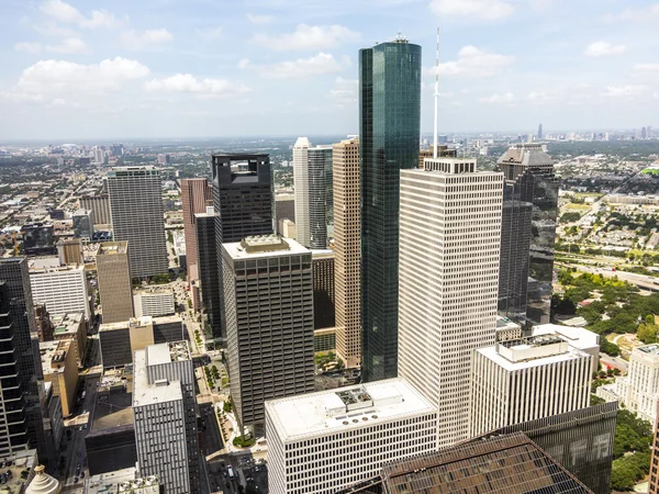 Skyline of Houston, Техас i — стоковое фото