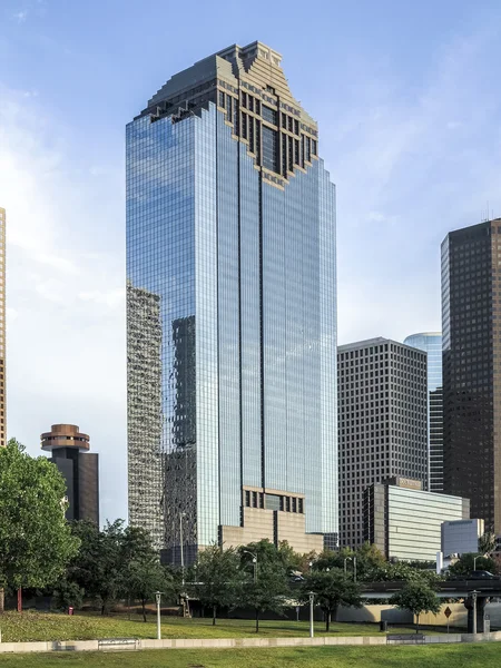 Panoramę z houston, texas i — Zdjęcie stockowe