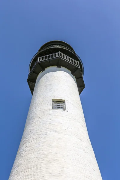 Faro famoso en Cabo Florida en Key Biscayne — Foto de Stock