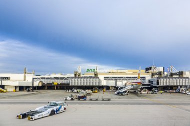 görüntülemek için terminal havaalanı Lizbon, Portekiz