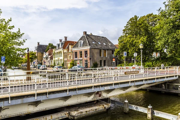 Most v harlingen, Nizozemsko — Stock fotografie