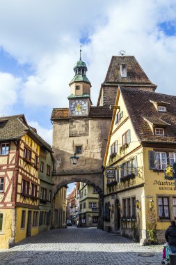 rothenburg ob der tauber tarihi bir bina