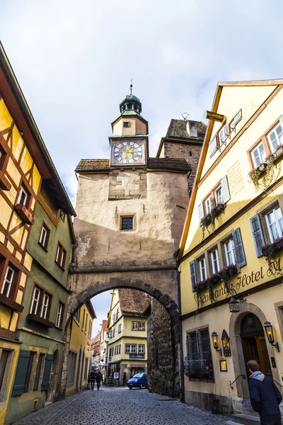 Edifício histórico em Rothenburg ob der Tauber — Fotografia de Stock