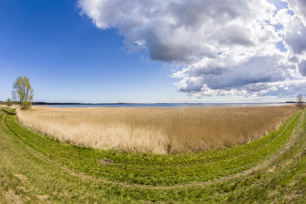 Achterwasser en Zinnowitz en la isla de Usedom — Foto de Stock