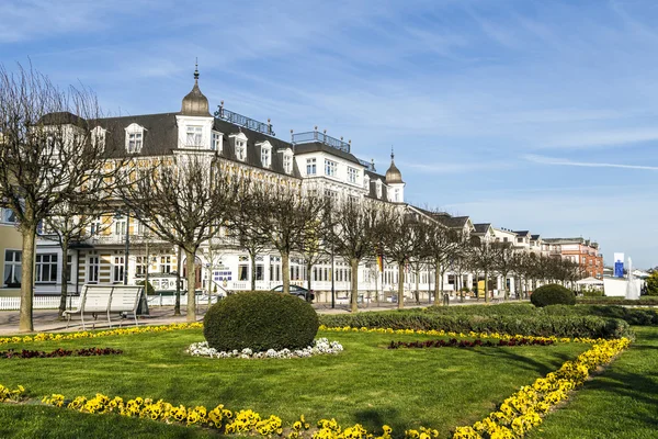 Facade of Ahlbecker Hof in Ahlbeck — Stock Photo, Image