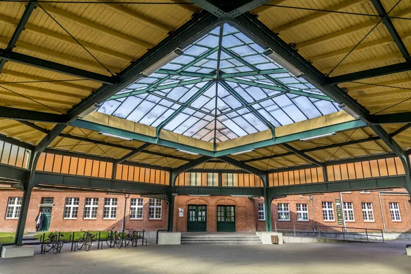 Famosa vecchia stazione ferroviaria di Seebad Heringsdorf — Foto Stock