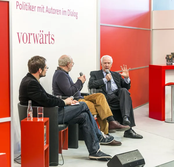 Interview with Klaus von Dohnanyi at the vorwaerts platform — Stock Photo, Image