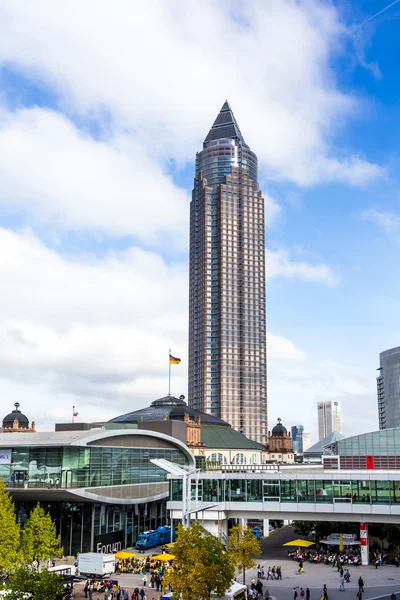 Messeturm in Frankfurt — Stock Photo, Image