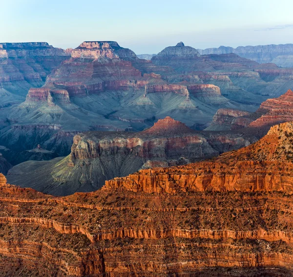 Solnedgång vid grand canyon — Stockfoto