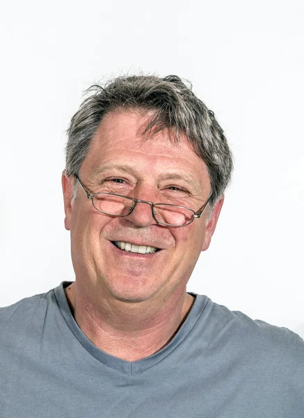 Smiling happy  caucasian man boy in studio — Stock Photo, Image