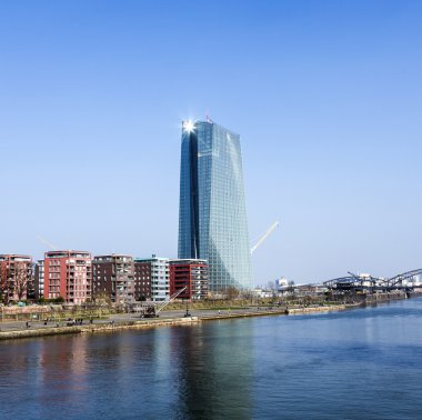 ECB Binası, Frankfurt, Almanya 
