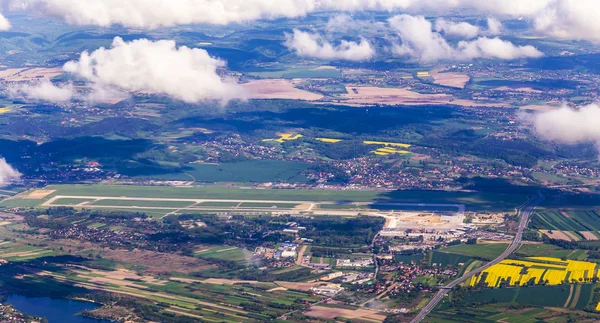 Luchthaven in Krakau, Polen — Stockfoto