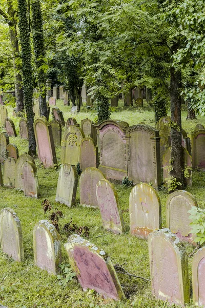 Cimitero ebraico nella città di Wiesloch — Foto Stock