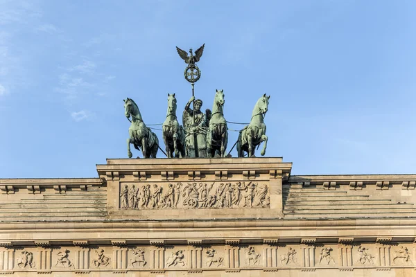 Porta di Brandeburgo (Brandenburger Tor) a Berlino — Foto Stock