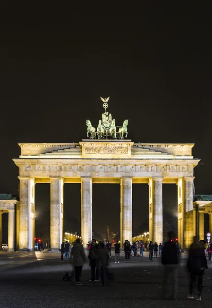 Бранденбургские ворота (Brandenburger Tor) в Берлине — стоковое фото