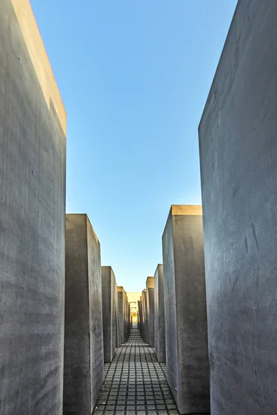 Holocaust-Mahnmal in Berlin. — Stockfoto