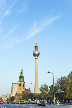 fernsehturm (tv Kulesi) Berlin, Almanya 