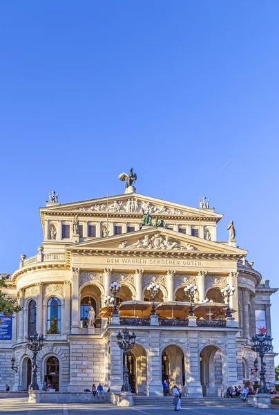 Alte Oper em Frankfurt — Fotografia de Stock